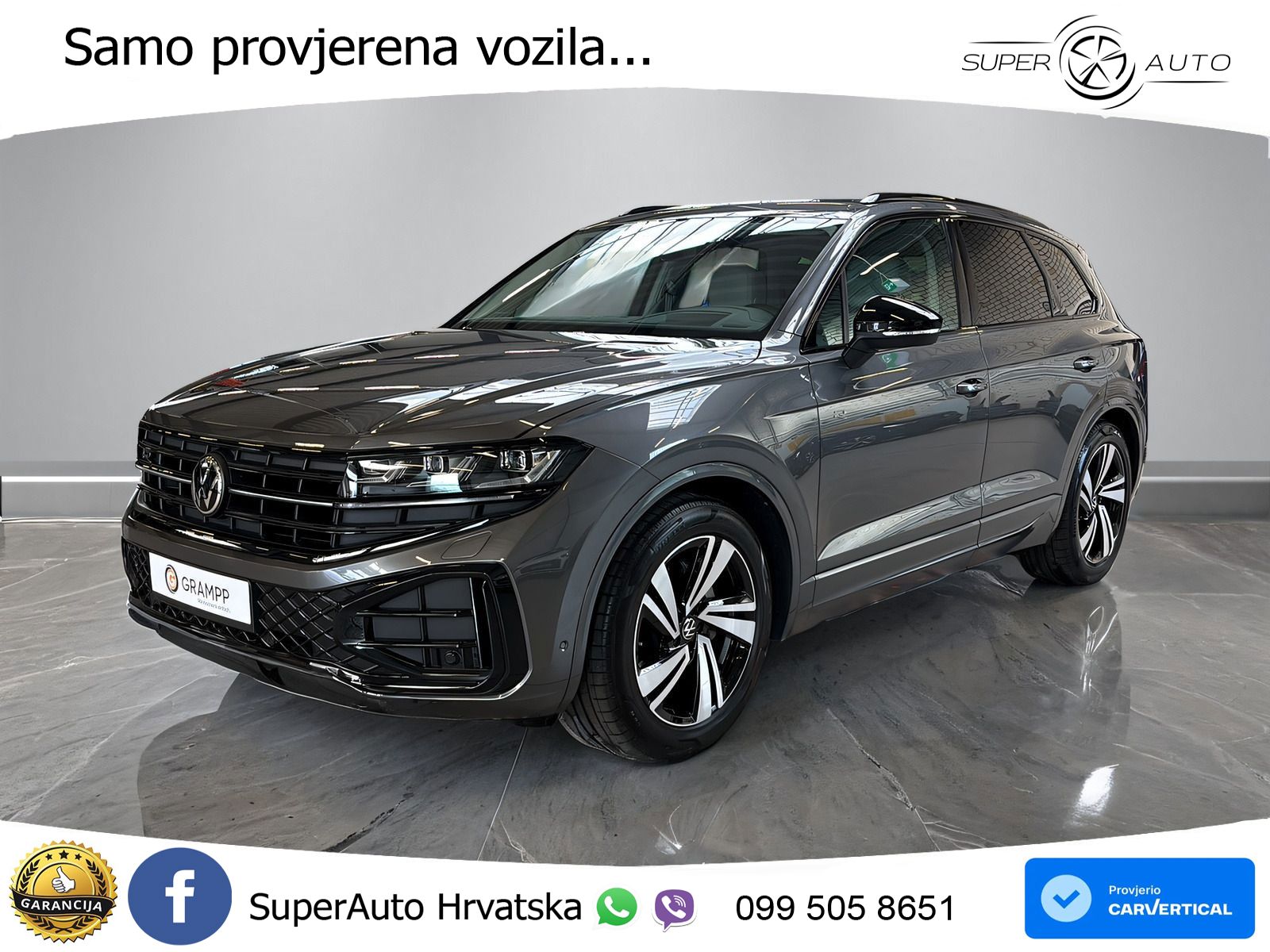 Volkswagen Touareg 3.0 V6 TDI (286 KS) 4MOTION Tiptronic R-Line ZRAČNI+ACC+4xGR SJED+KAM