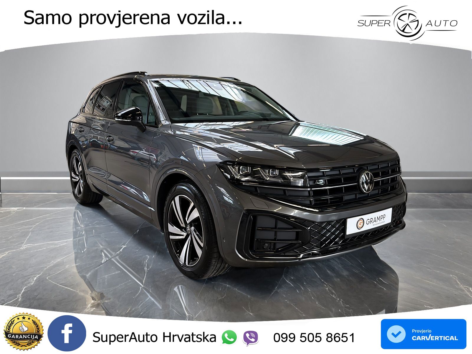 Volkswagen Touareg 3.0 V6 TDI (286 KS) 4MOTION Tiptronic R-Line ZRAČNI+ACC+4xGR SJED+KAM