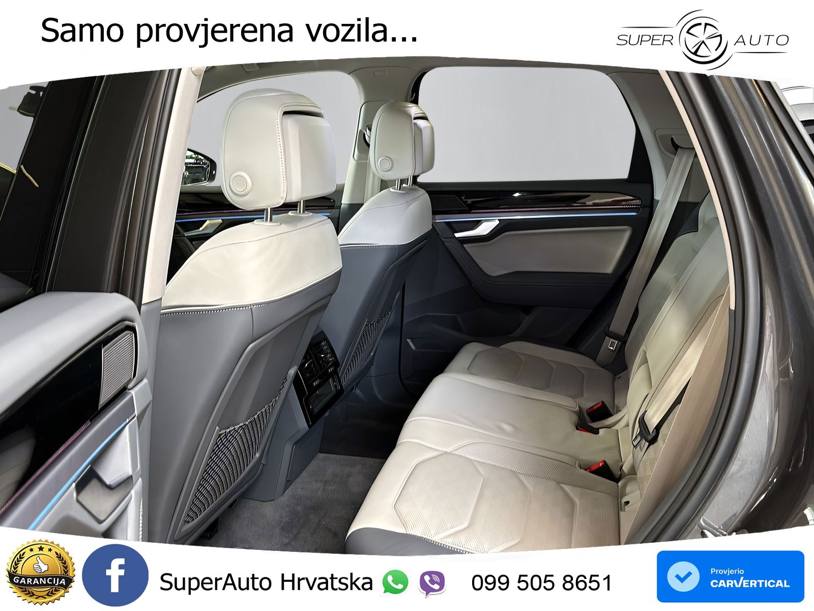 Volkswagen Touareg 3.0 V6 TDI (286 KS) 4MOTION Tiptronic R-Line ZRAČNI+ACC+4xGR SJED+KAM