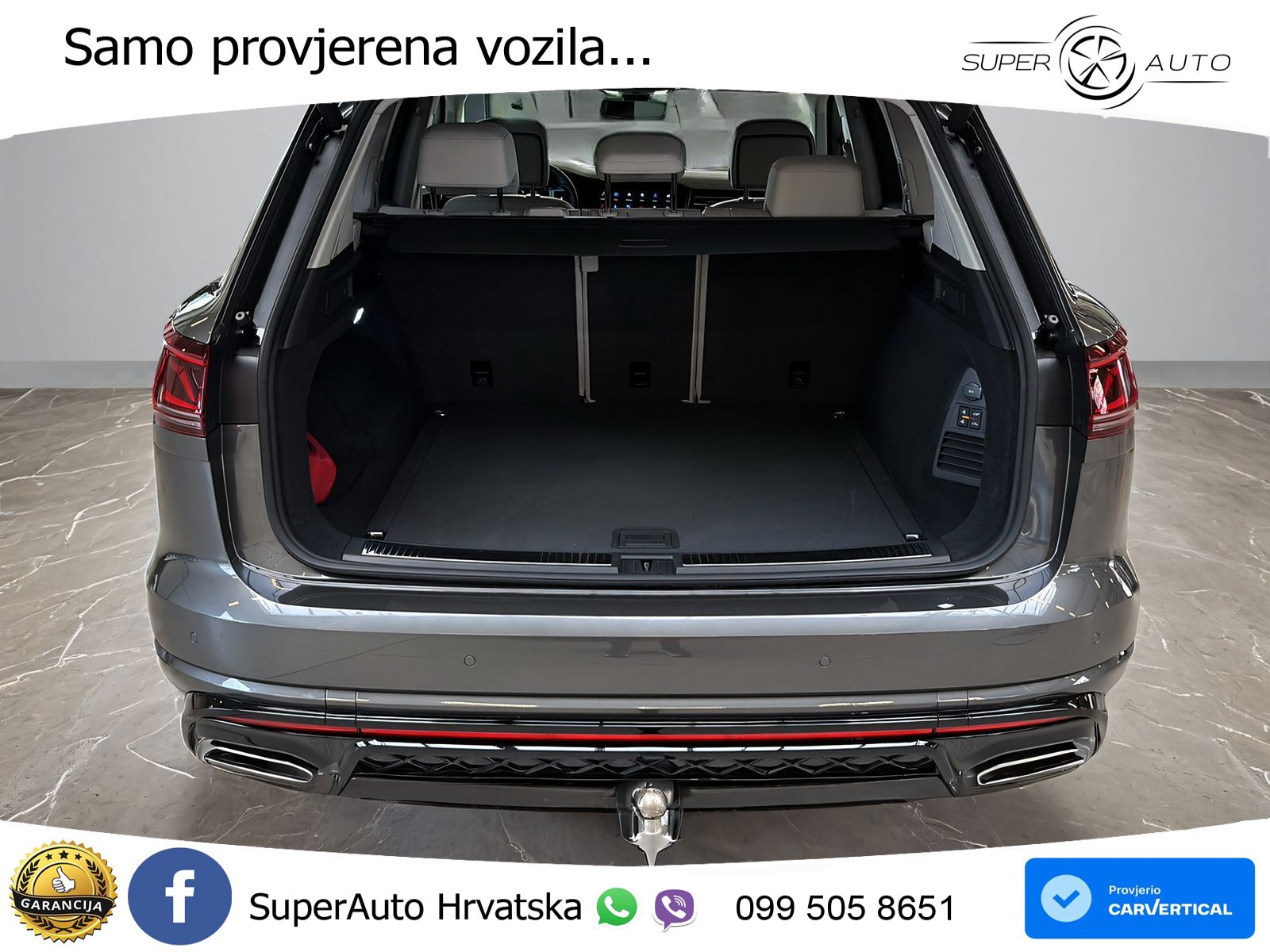 Volkswagen Touareg 3.0 V6 TDI (286 KS) 4MOTION Tiptronic R-Line ZRAČNI+ACC+4xGR SJED+KAM