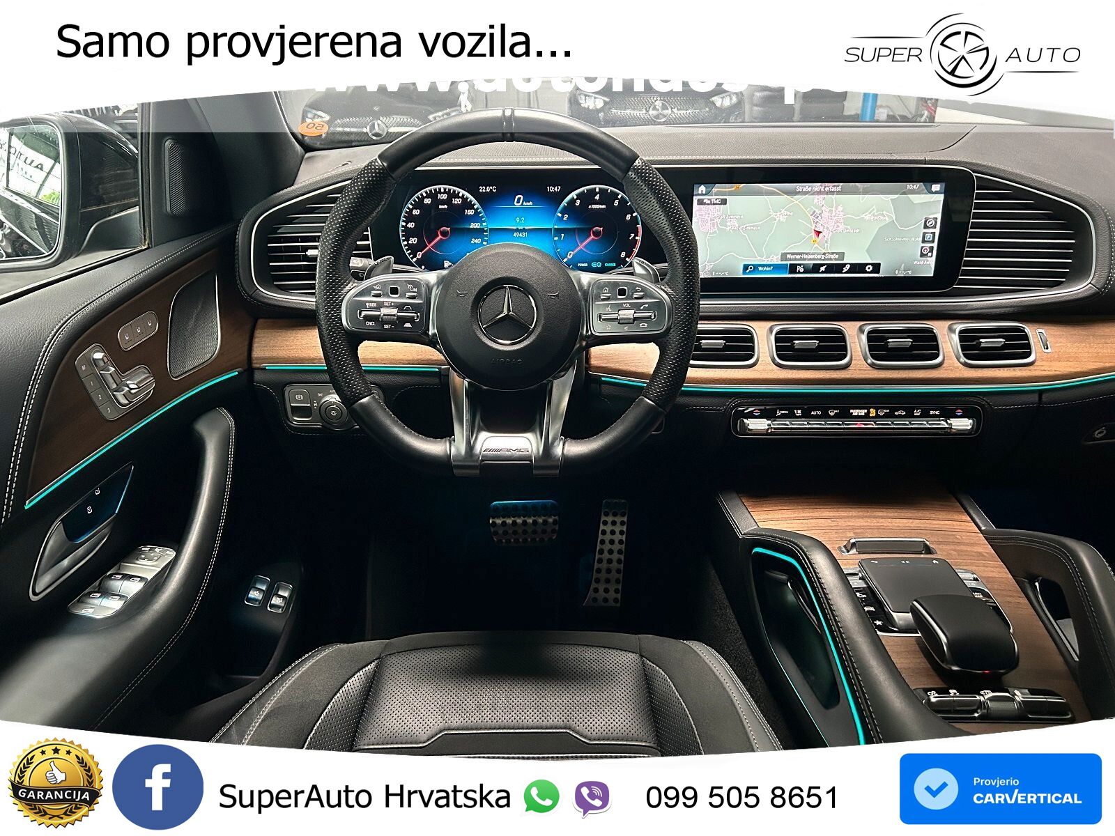 Mercedes AMG GLE Coupe 53 (435 KS) EQ Boost 4MATIC+ AMG SPEEDSHIFT TCT 9G ZRAČNI+ACC+4xGR SJED+KAM