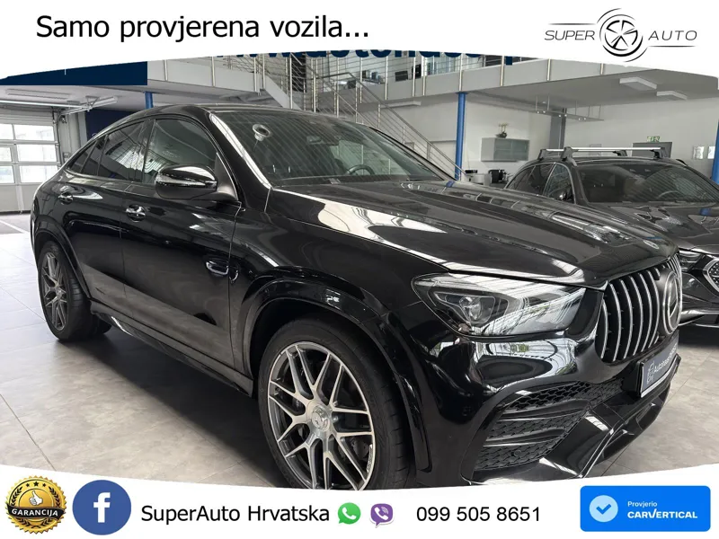 Mercedes AMG GLE Coupe 53 (435 KS) EQ Boost 4MATIC+ AMG SPEEDSHIFT TCT 9G ZRAČNI+ACC+4xGR SJED+KAM