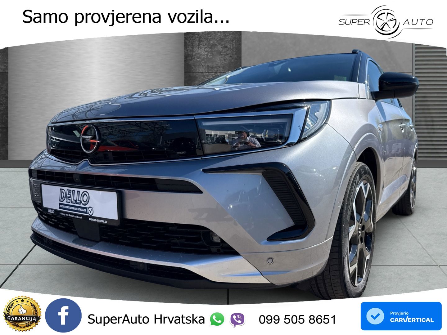 Opel Grandland 1.2i Turbo (130 KS) Automatic Elegance LED+GR SJED+ACC