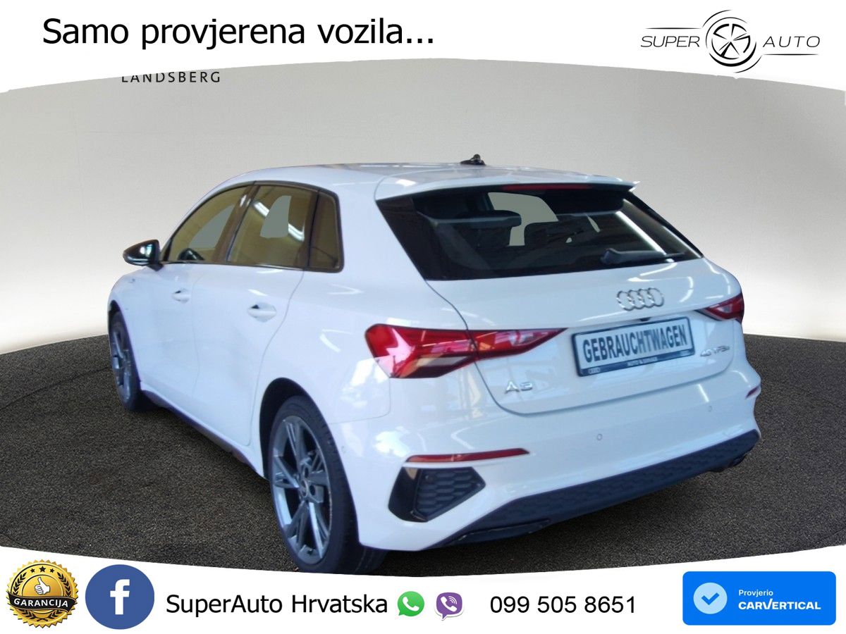 Audi A3 40 TFSIe (204 KS) S tronic S line LED+GR SJED+ACC