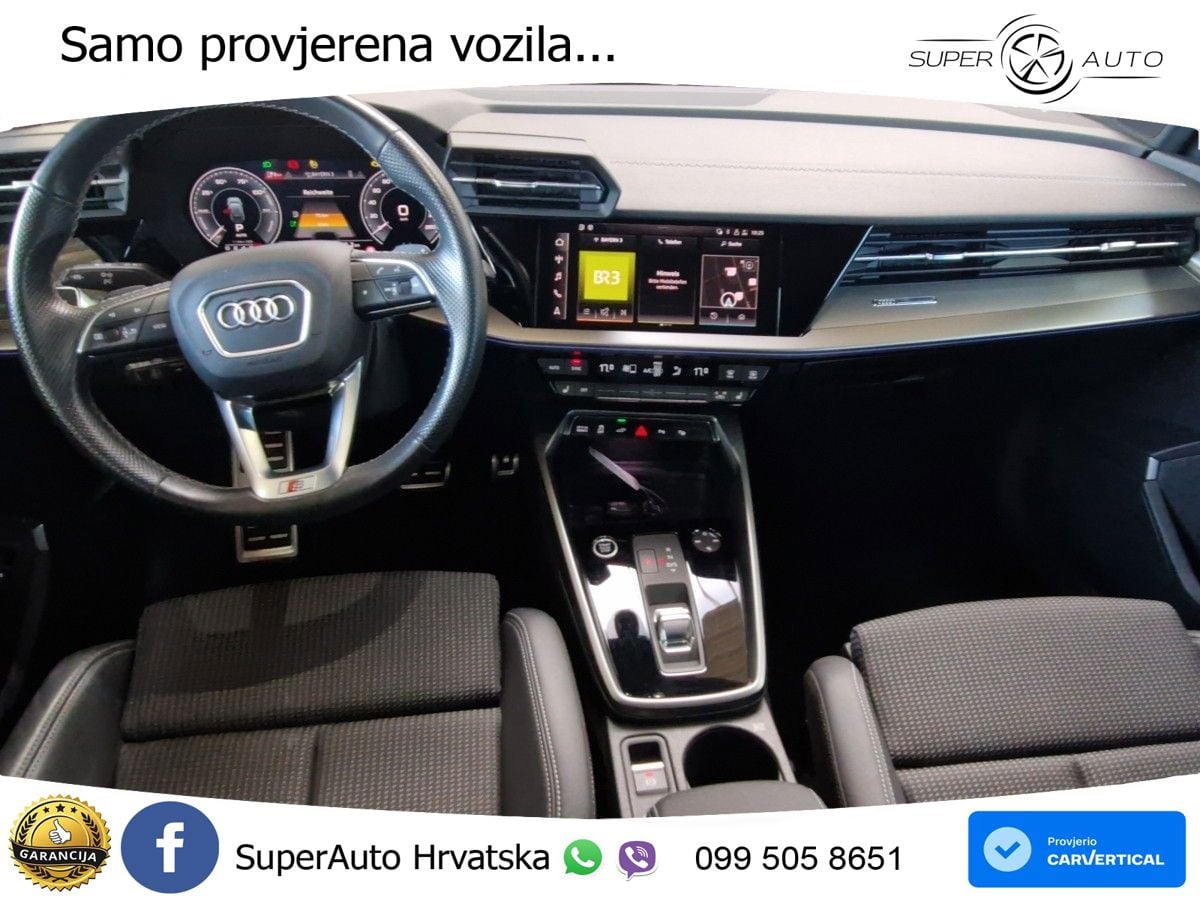 Audi A3 40 TFSIe (204 KS) S tronic S line LED+GR SJED+ACC