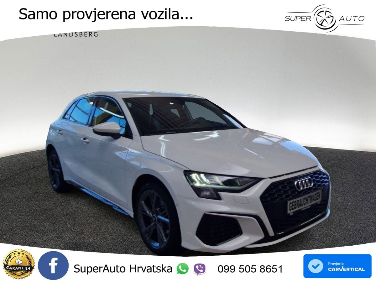 Audi A3 40 TFSIe (204 KS) S tronic S line LED+GR SJED+ACC
