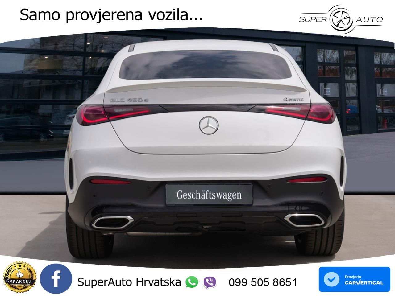 Mercedes GLC Coupe 450d (367 KS) 4MATIC 9G-TRONIC AMG ACC+GR SJED+360+PANO