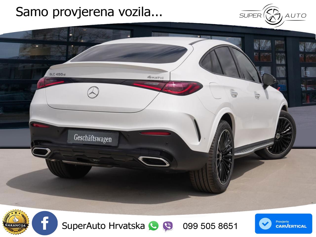 Mercedes GLC Coupe 450d (367 KS) 4MATIC 9G-TRONIC AMG ACC+GR SJED+360+PANO