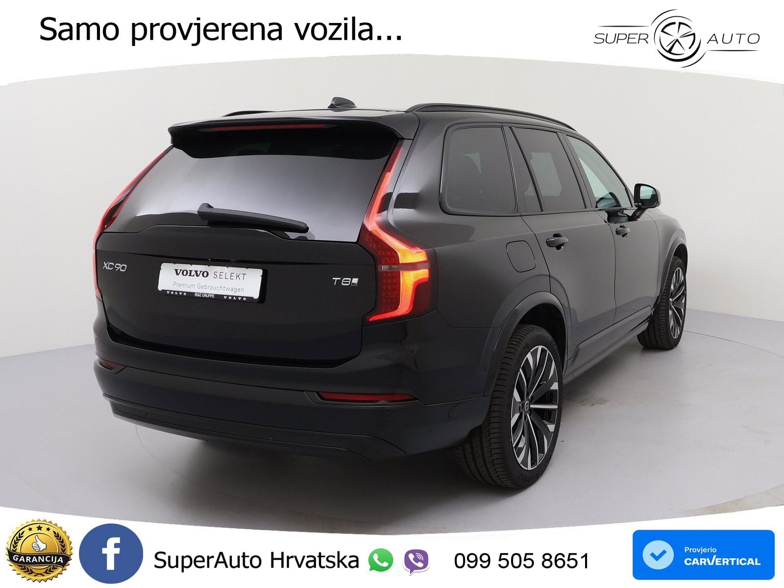 Volvo XC90 2.0 T8 AWD Automatic ACC+HEAD+4xGR SJED+360+PANO