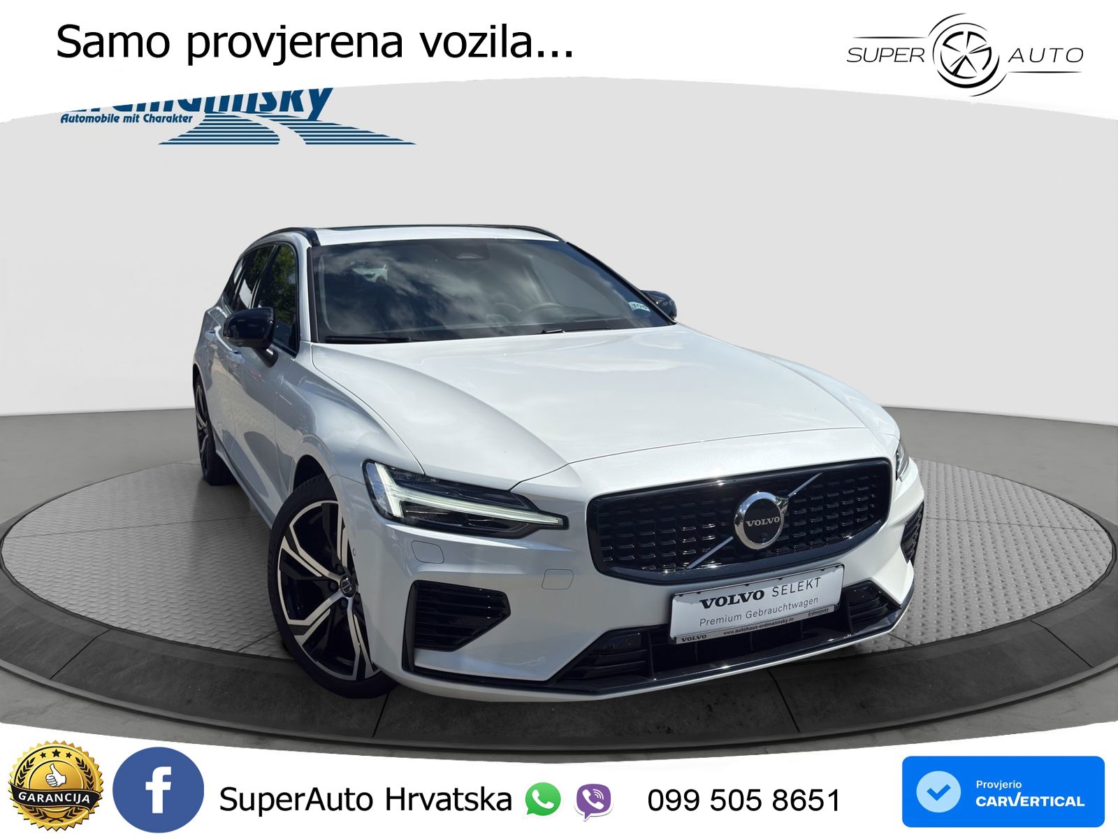 Volvo V60 2.0 T8 AWD Geartronic ACC+HEAD+4xGR SJED+360+PANO