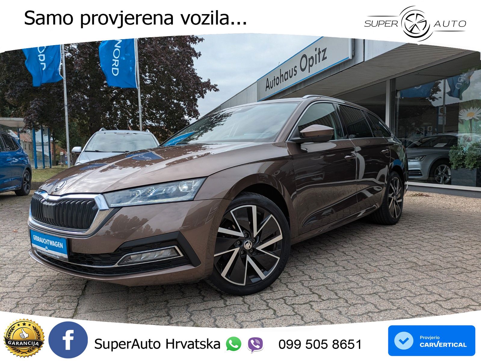 Škoda Octavia Combi 1.5 TSI (150 KS) LED+GR SJED+ACC