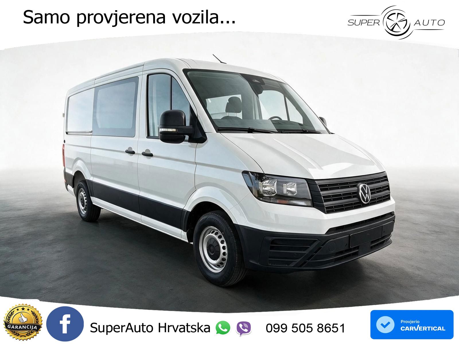 Volkswagen Crafter Plus 2,0TDI 35 L3H2 6 Sitzer Mixto AHK S 140 KS