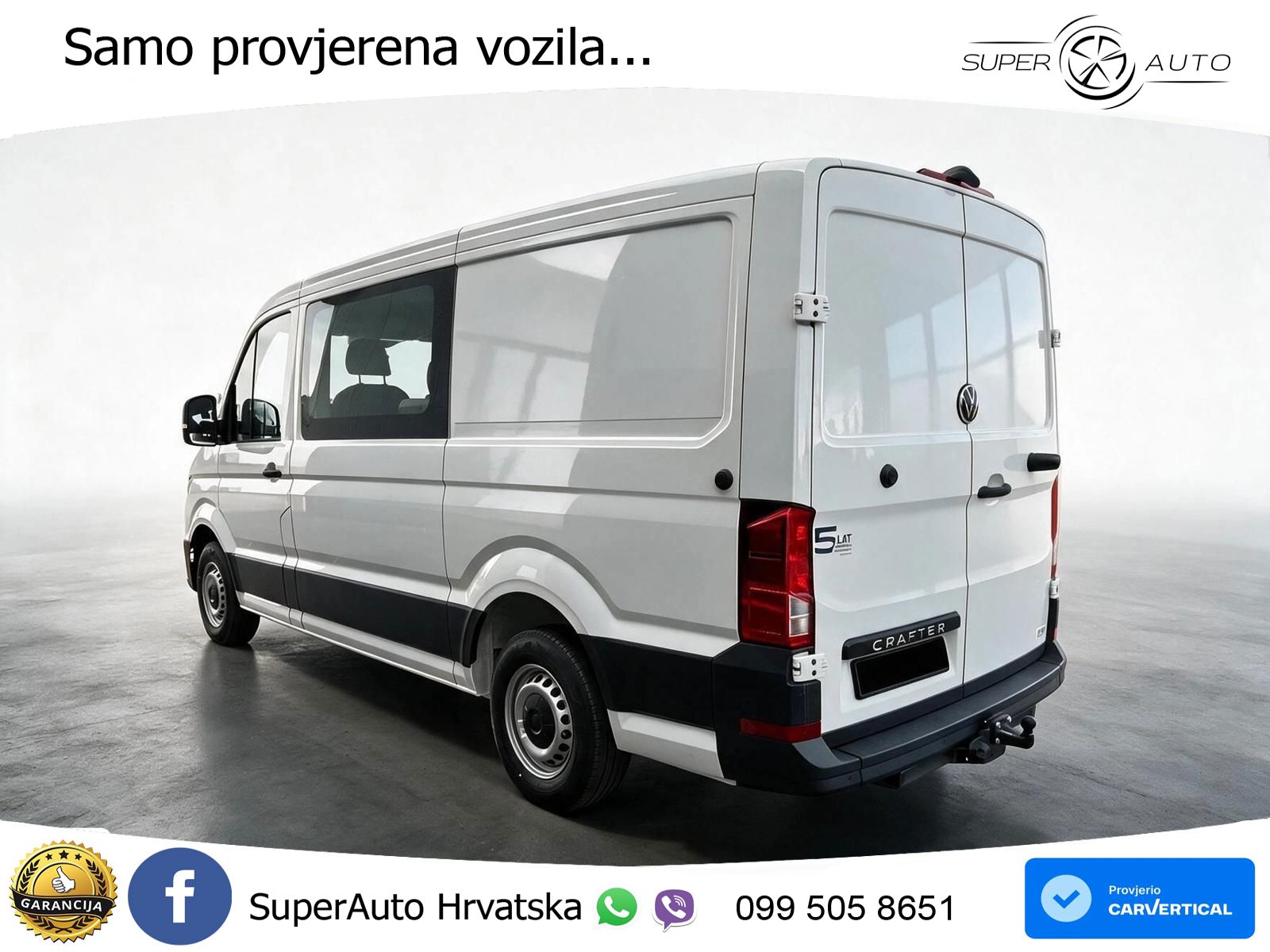 Volkswagen Crafter Plus 2,0TDI 35 L3H2 6 Sitzer Mixto AHK S 140 KS