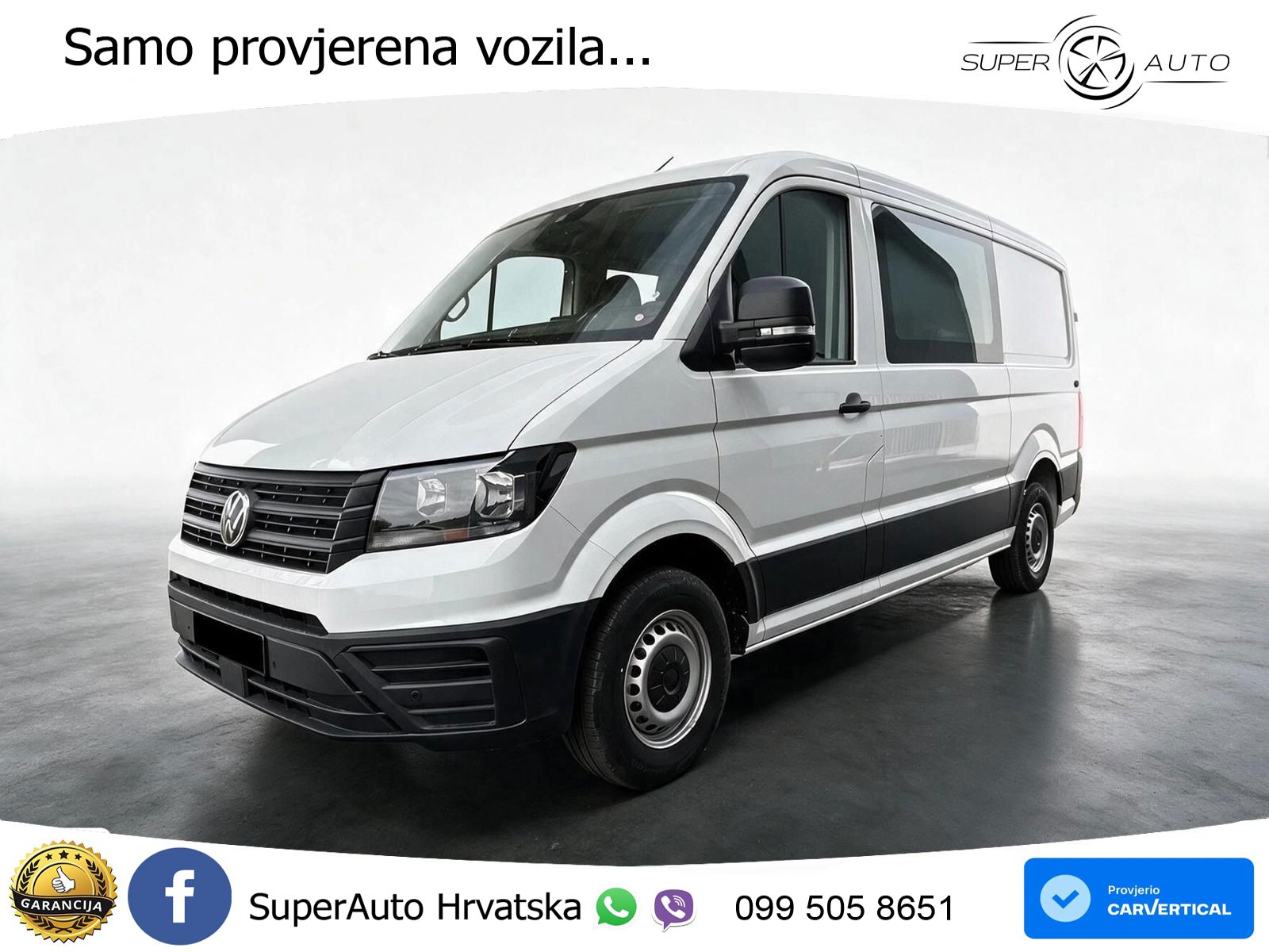 Volkswagen Crafter Plus 2,0TDI 35 L3H2 6 Sitzer Mixto AHK S 140 KS