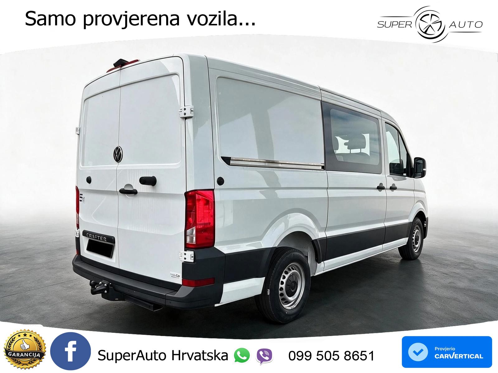 Volkswagen Crafter Plus 2,0TDI 35 L3H2 6 Sitzer Mixto AHK S 140 KS