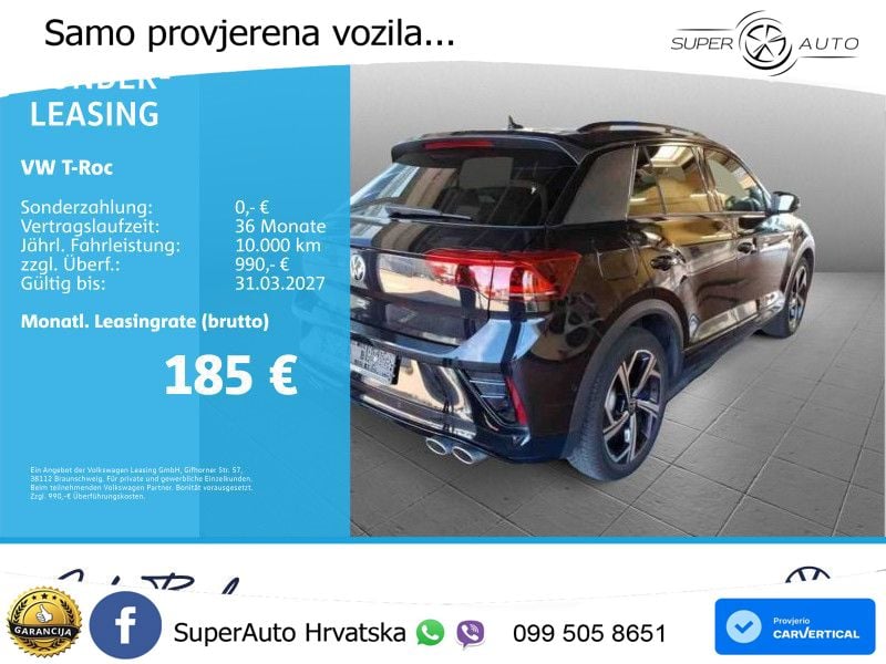 Volkswagen T-Roc R 2.0 TSI (300 KS) OPF 4M DSG LED+GR SJED+ACC