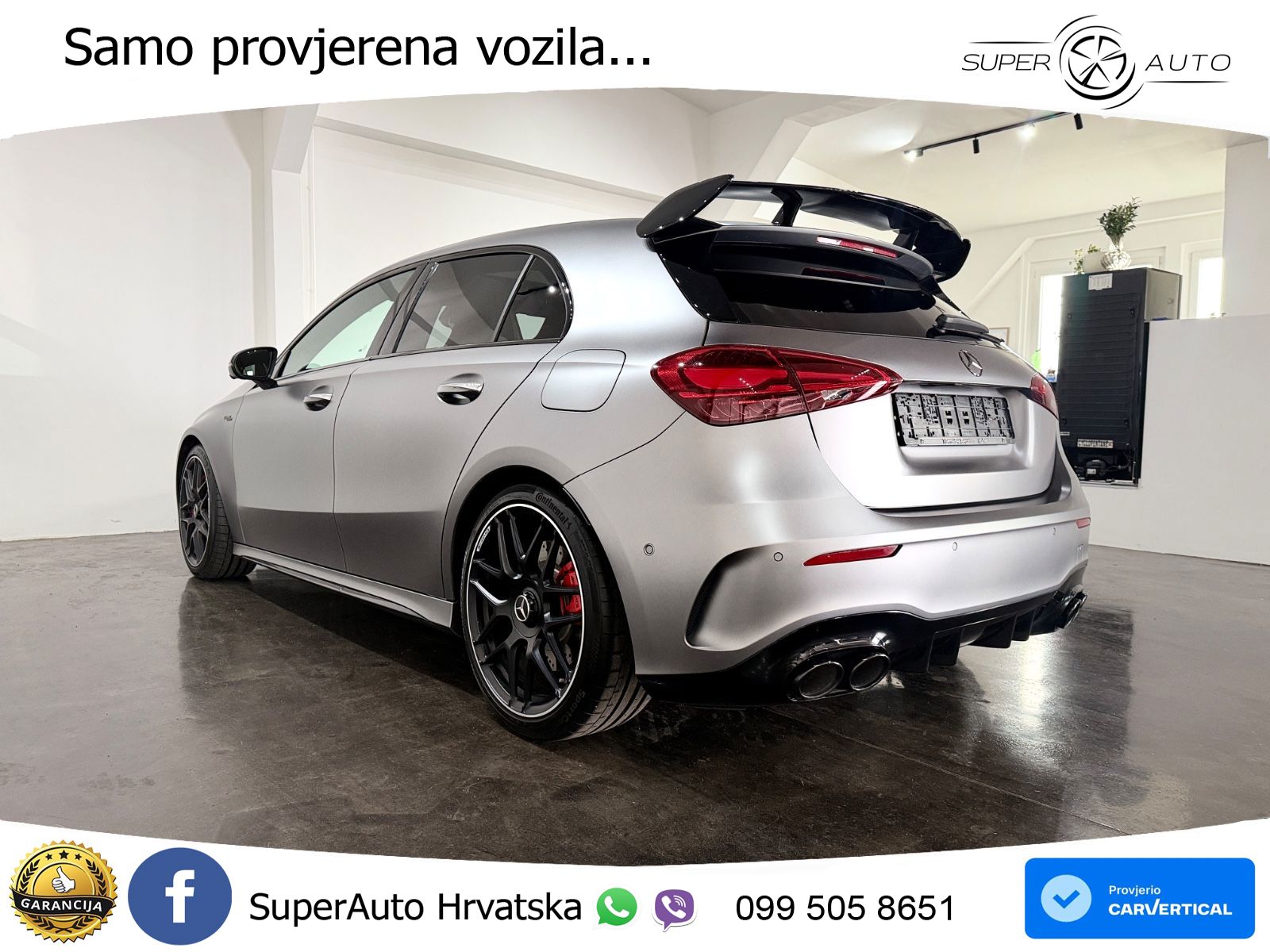 Mercedes-Benz AMG A 45 S 4MATIC+ AMG SPEEDSHIFT DCT 8G LED+GR SJED+ACC