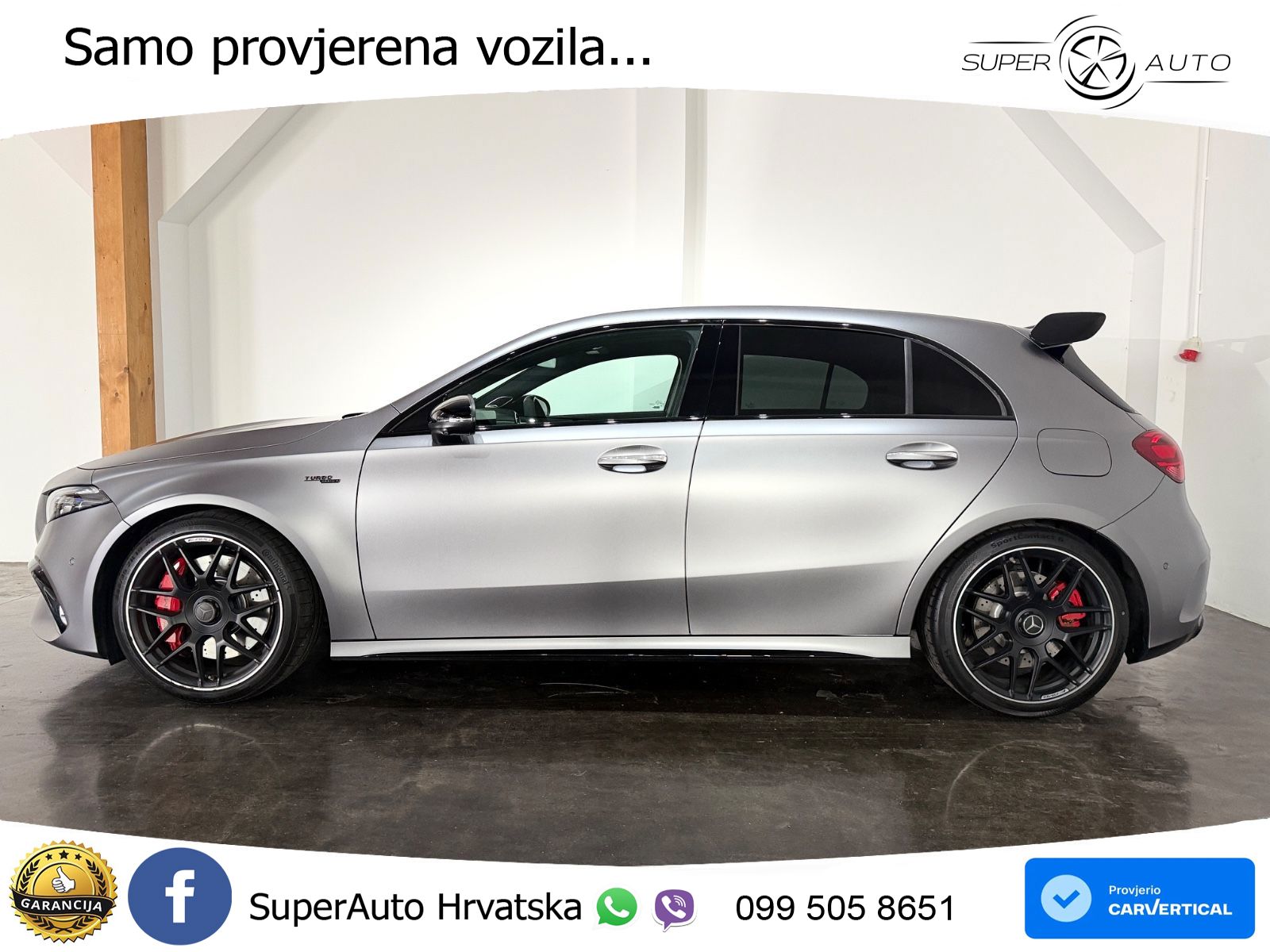 Mercedes-Benz AMG A 45 S 4MATIC+ AMG SPEEDSHIFT DCT 8G LED+GR SJED+ACC