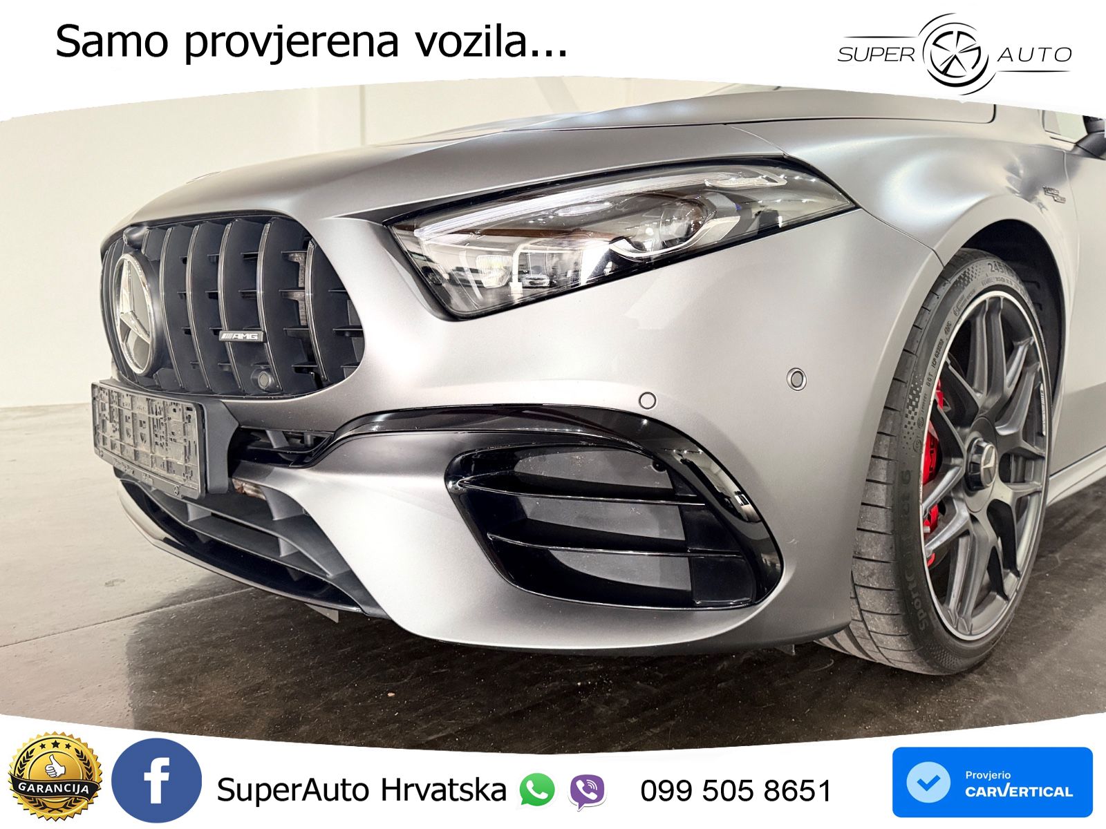 Mercedes-Benz AMG A 45 S 4MATIC+ AMG SPEEDSHIFT DCT 8G LED+GR SJED+ACC