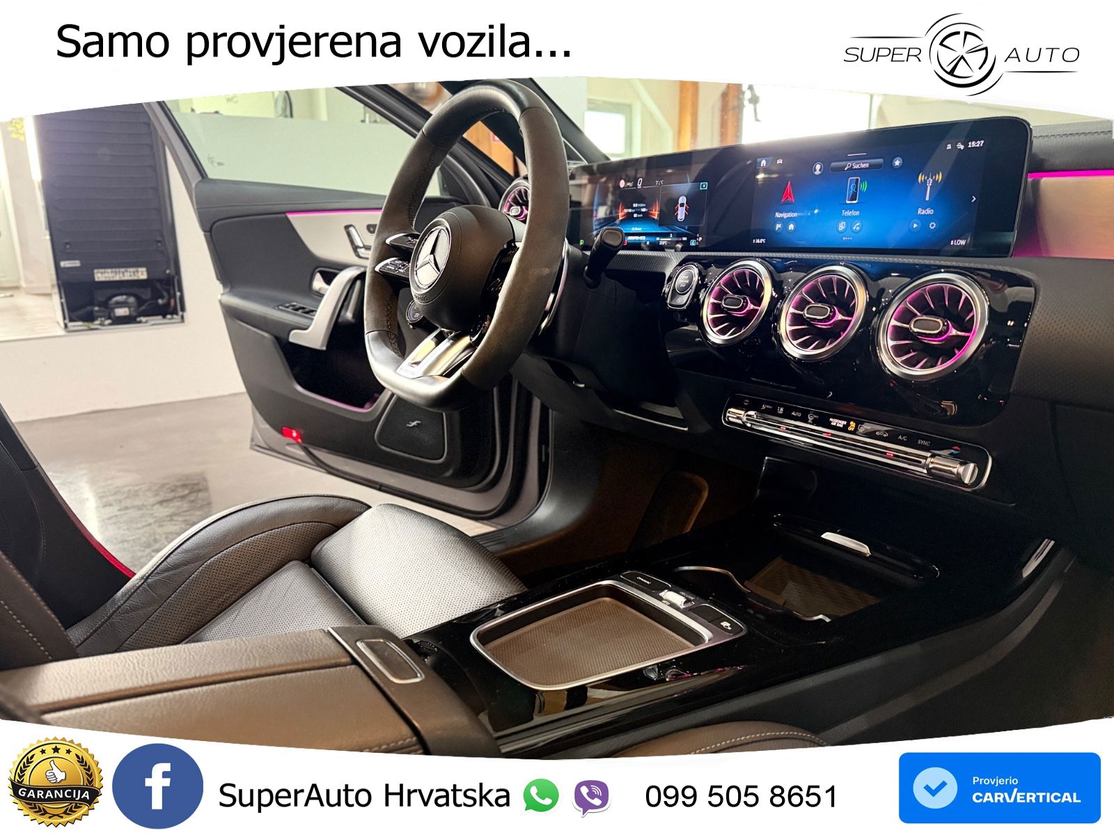 Mercedes-Benz AMG A 45 S 4MATIC+ AMG SPEEDSHIFT DCT 8G LED+GR SJED+ACC
