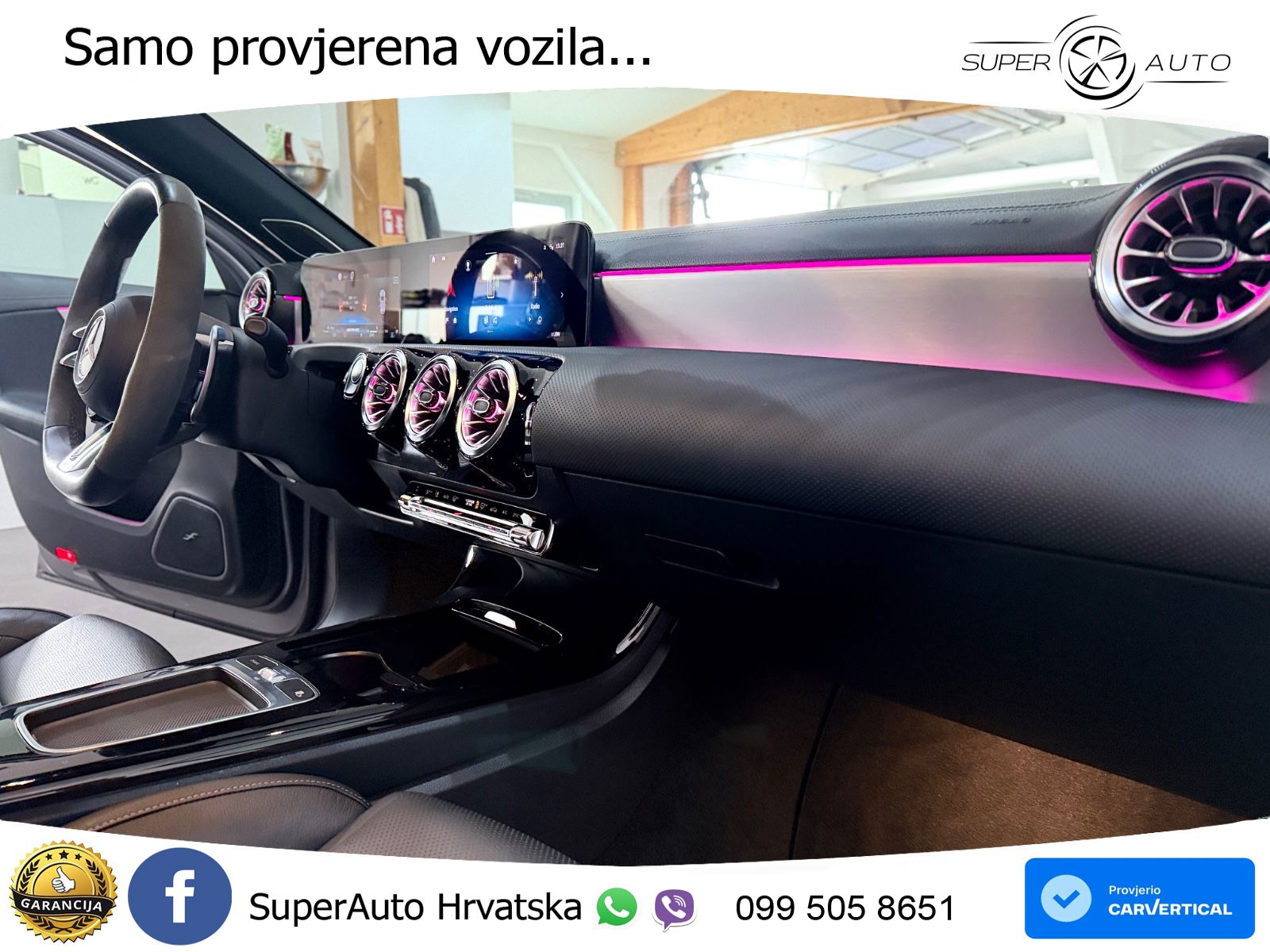 Mercedes-Benz AMG A 45 S 4MATIC+ AMG SPEEDSHIFT DCT 8G LED+GR SJED+ACC