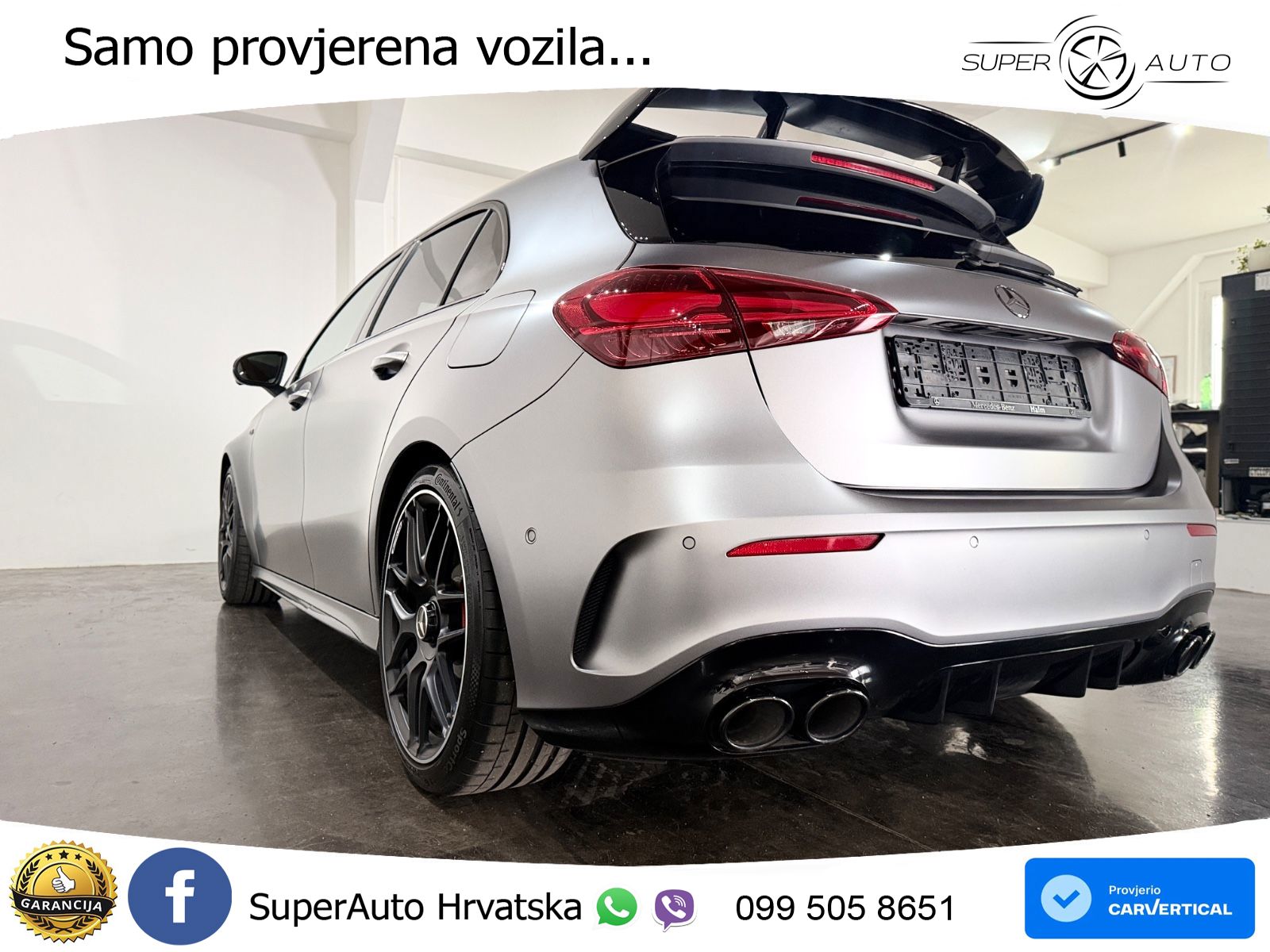 Mercedes-Benz AMG A 45 S 4MATIC+ AMG SPEEDSHIFT DCT 8G LED+GR SJED+ACC