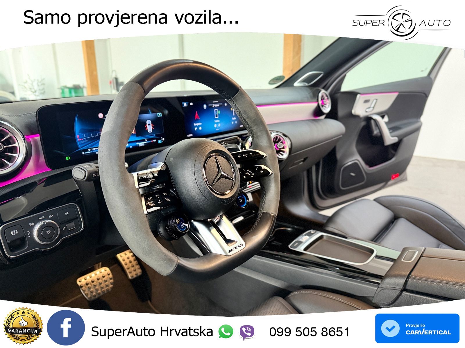 Mercedes-Benz AMG A 45 S 4MATIC+ AMG SPEEDSHIFT DCT 8G LED+GR SJED+ACC