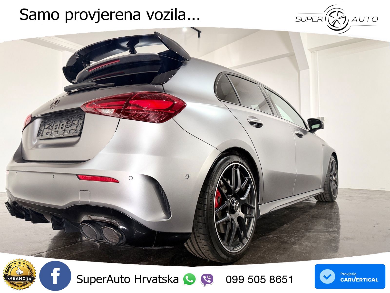 Mercedes-Benz AMG A 45 S 4MATIC+ AMG SPEEDSHIFT DCT 8G LED+GR SJED+ACC
