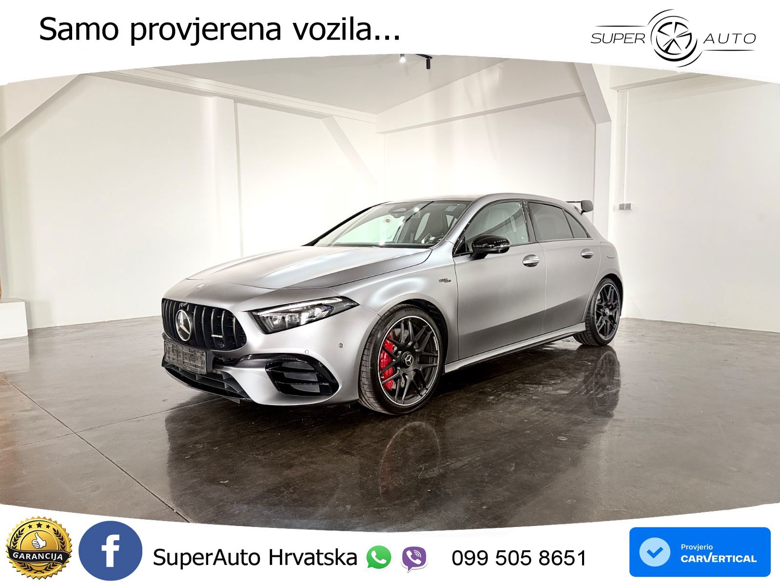 Mercedes-Benz AMG A 45 S 4MATIC+ AMG SPEEDSHIFT DCT 8G LED+GR SJED+ACC