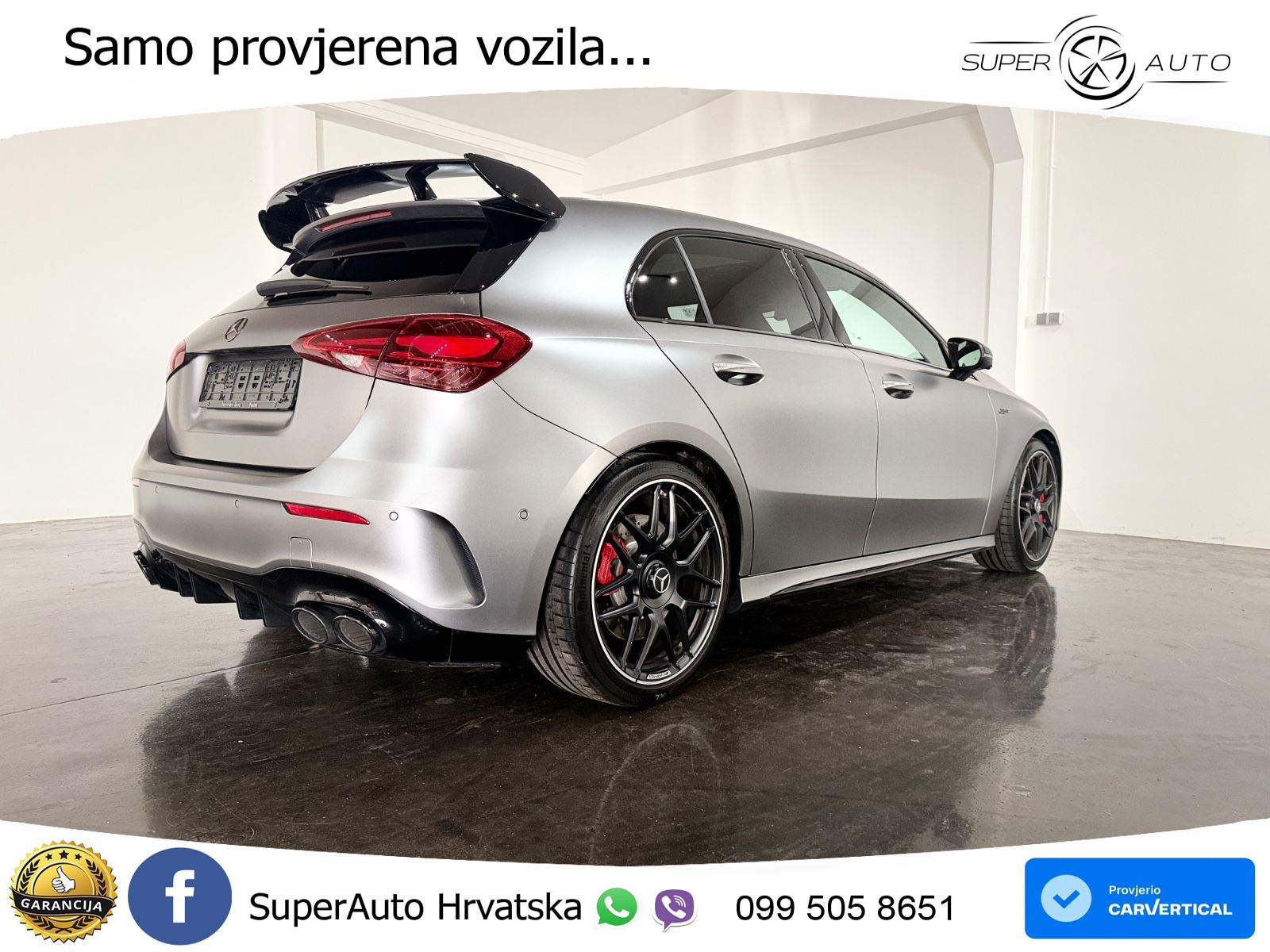 Mercedes-Benz AMG A 45 S 4MATIC+ AMG SPEEDSHIFT DCT 8G LED+GR SJED+ACC