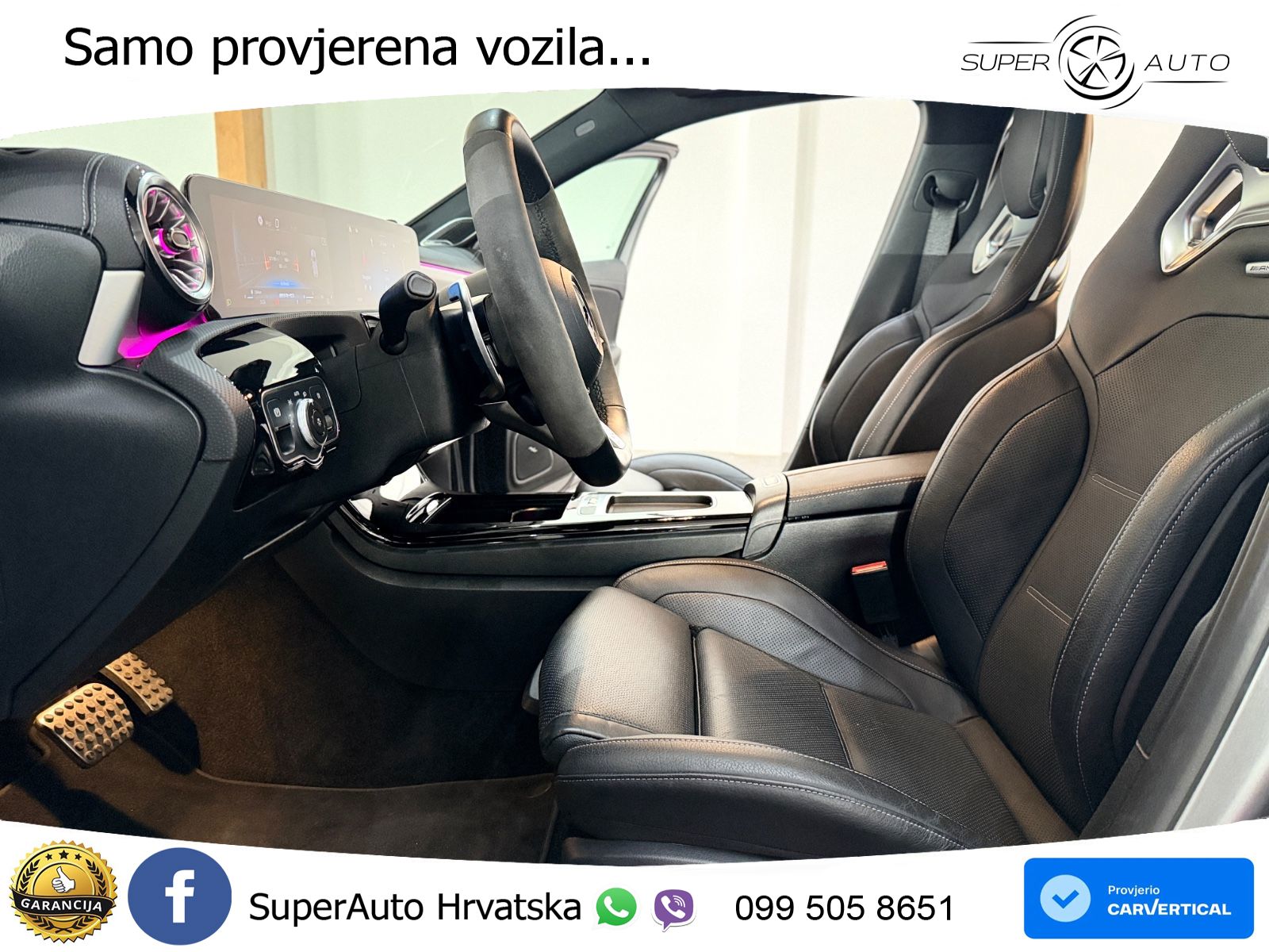 Mercedes-Benz AMG A 45 S 4MATIC+ AMG SPEEDSHIFT DCT 8G LED+GR SJED+ACC