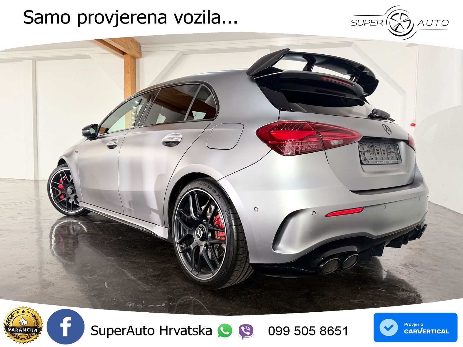 Mercedes-Benz AMG A 45 S 4MATIC+ AMG SPEEDSHIFT DCT 8G LED+GR SJED+ACC