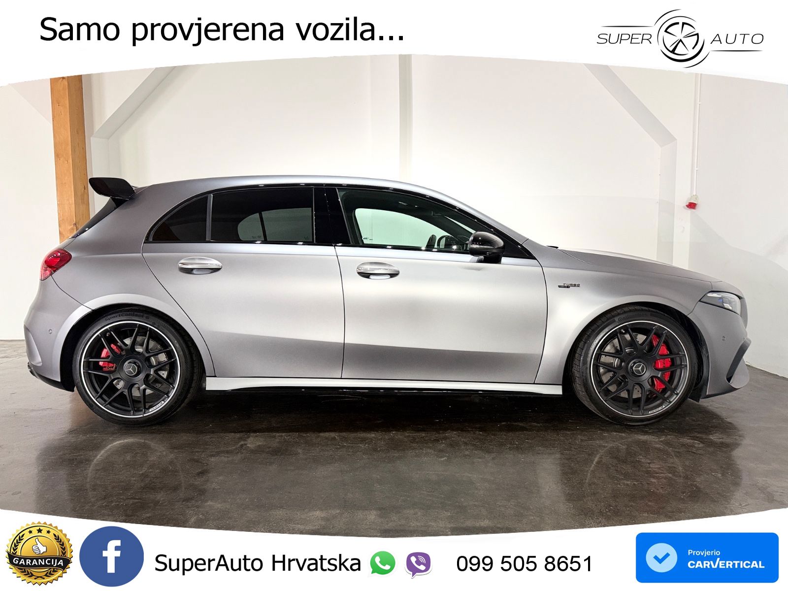 Mercedes-Benz AMG A 45 S 4MATIC+ AMG SPEEDSHIFT DCT 8G LED+GR SJED+ACC
