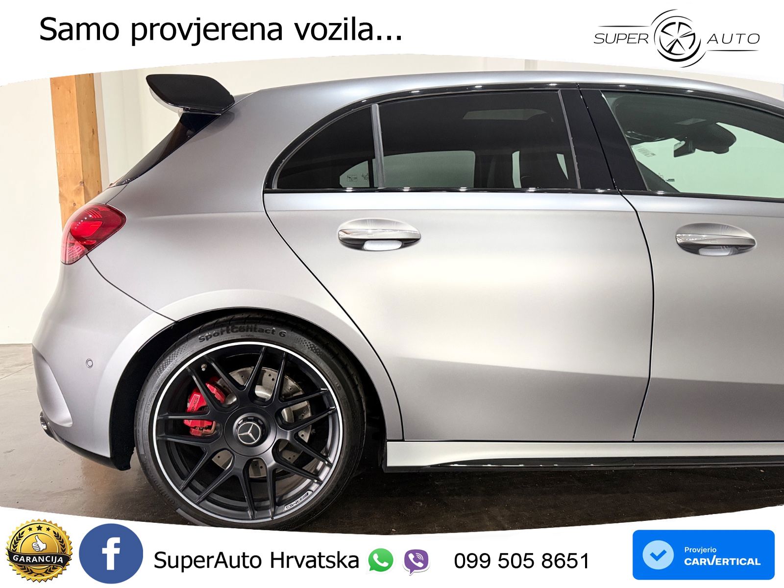 Mercedes-Benz AMG A 45 S 4MATIC+ AMG SPEEDSHIFT DCT 8G LED+GR SJED+ACC