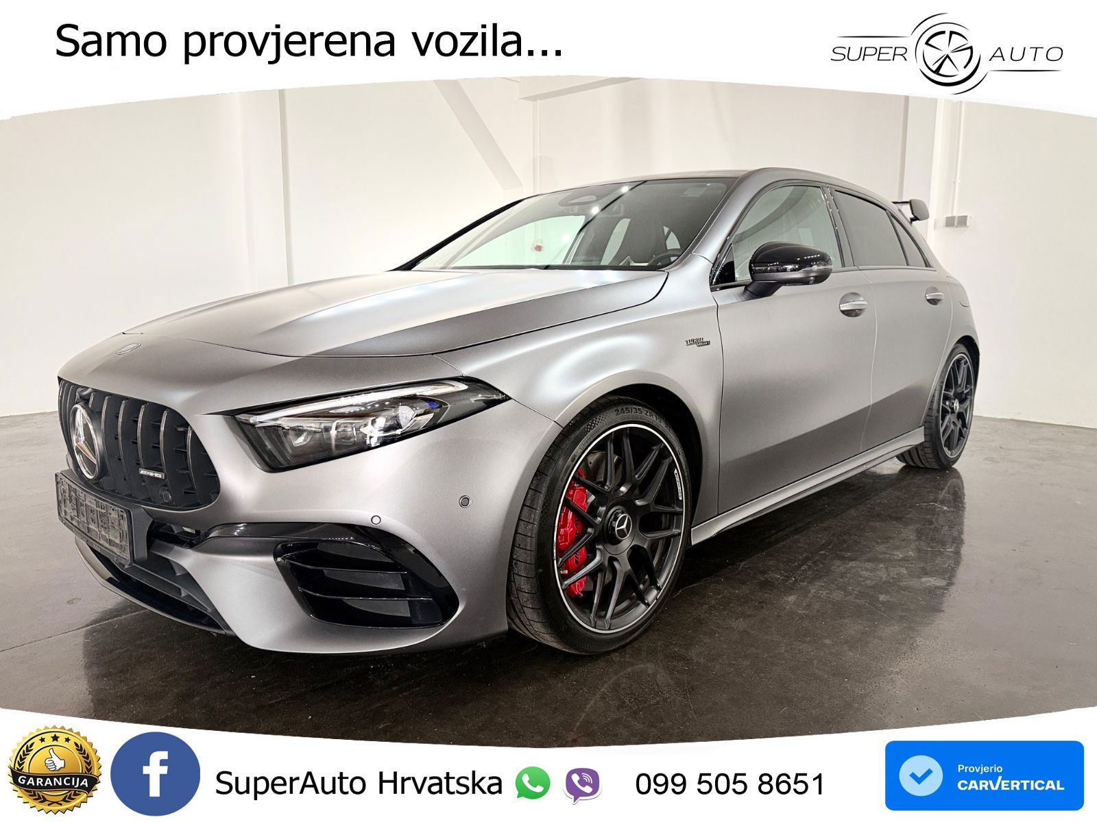 Mercedes-Benz AMG A 45 S 4MATIC+ AMG SPEEDSHIFT DCT 8G LED+GR SJED+ACC