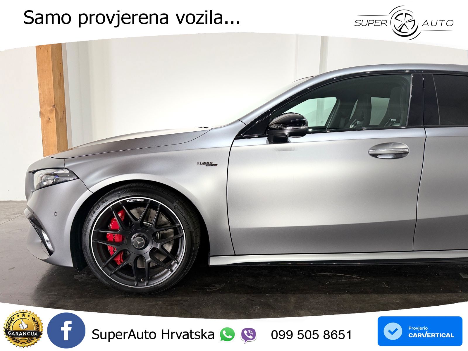 Mercedes-Benz AMG A 45 S 4MATIC+ AMG SPEEDSHIFT DCT 8G LED+GR SJED+ACC