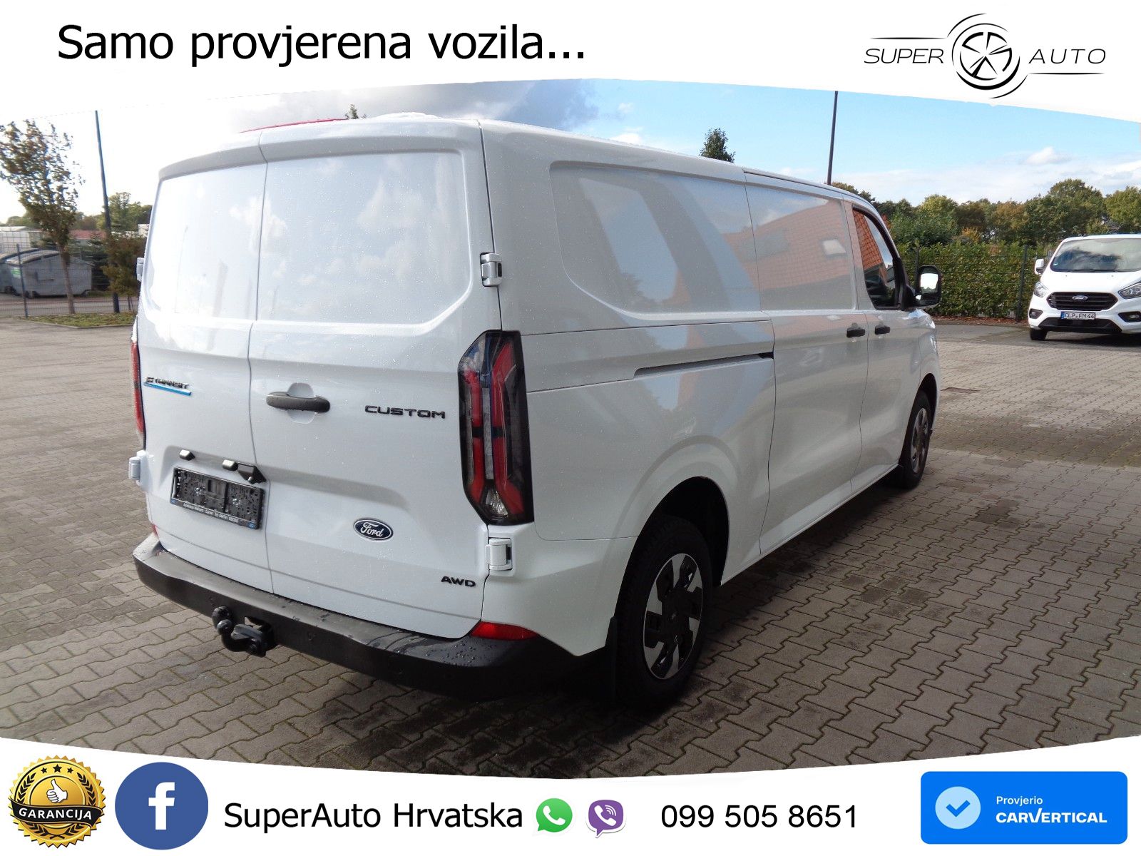 Ford Transit e-Custom Elektro L2 Trend AWD/Allrad 136 KS
