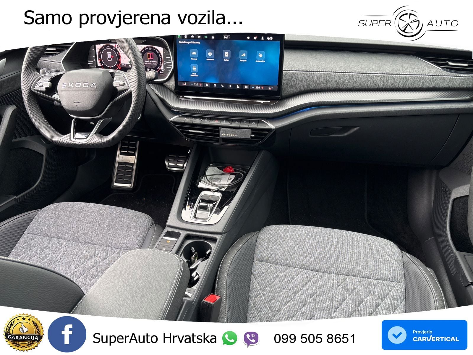 Škoda Octavia Combi 2.0 TSI (204 KS) 4x4 DSG SportLine LED+GR SJED+ACC