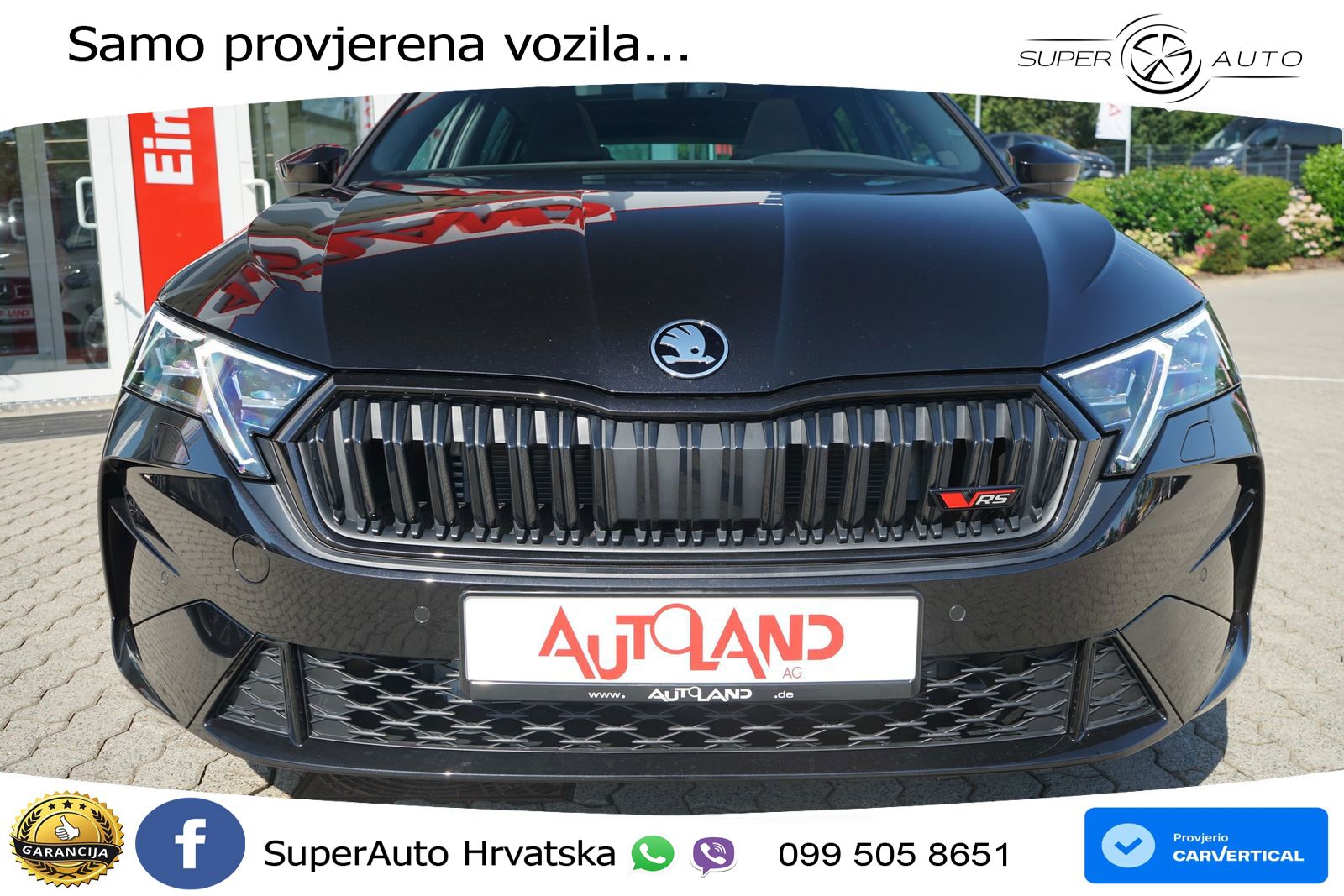 Škoda Octavia Combi RS 2.0 TSI (265 KS) DSG LED+GR SJED+ACC