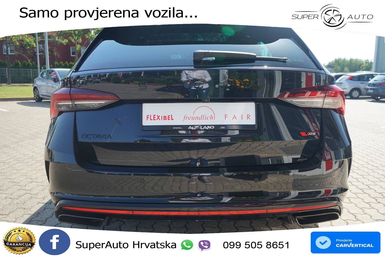 Škoda Octavia Combi RS 2.0 TSI (265 KS) DSG LED+GR SJED+ACC