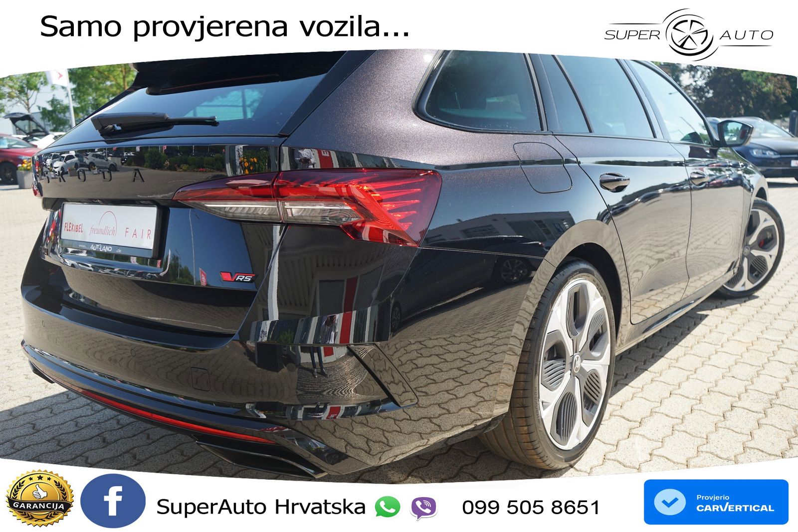 Škoda Octavia Combi RS 2.0 TSI (265 KS) DSG LED+GR SJED+ACC