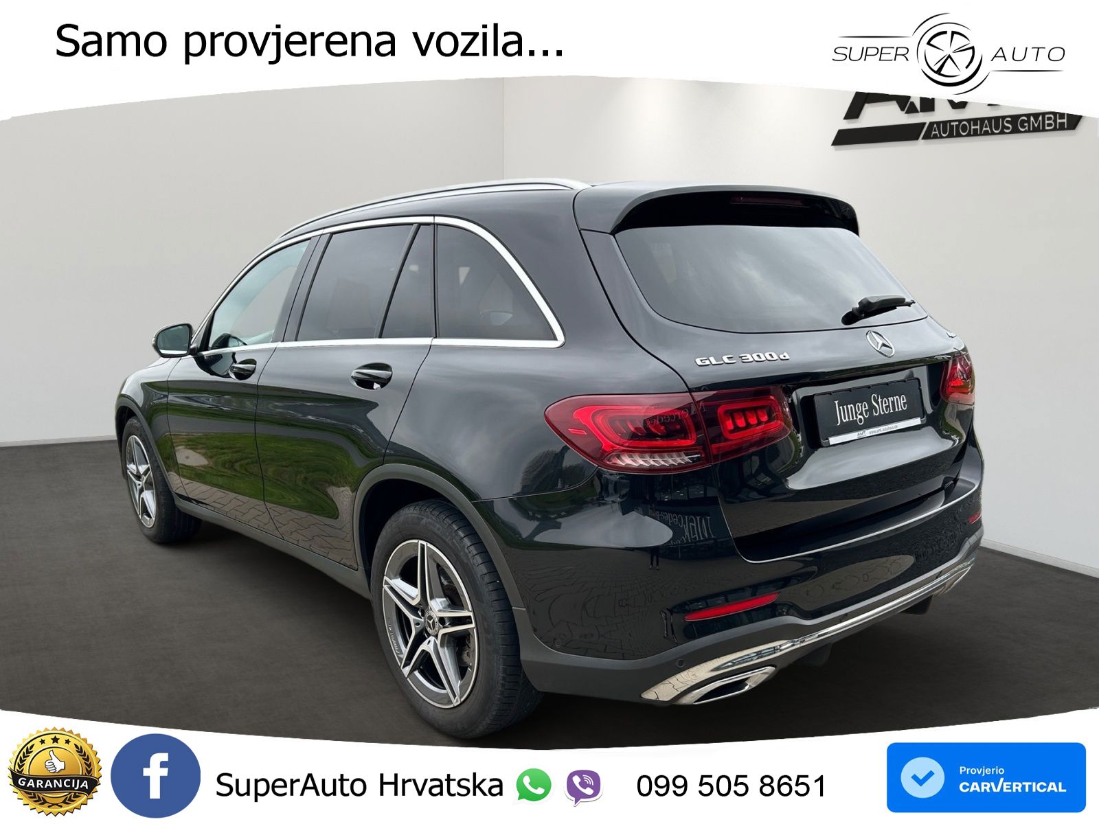 Mercedes GLC 300d (245 KS) 4MATIC G-TRONIC AMG ACC+GR SJED+360+PANO