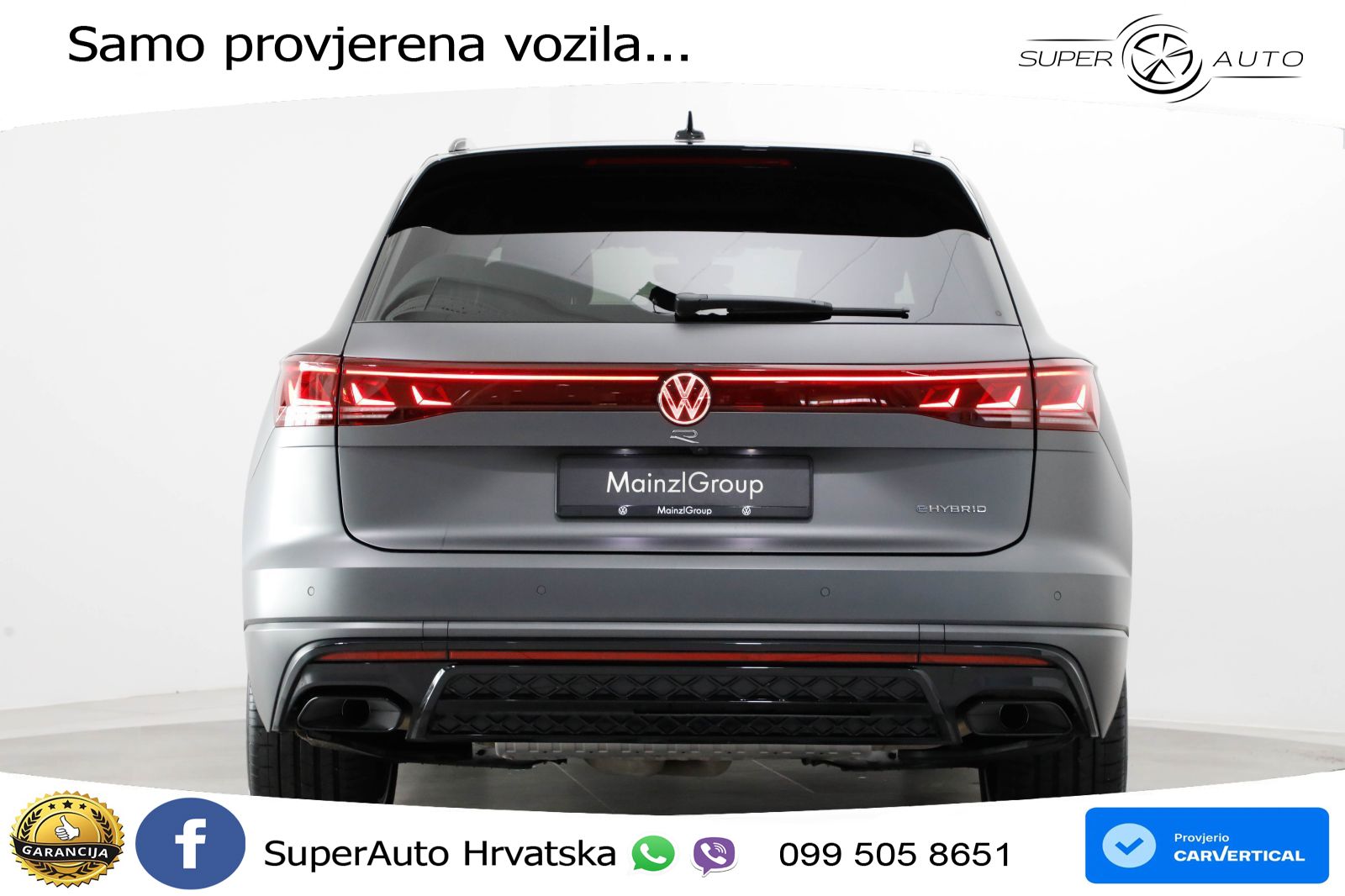 Volkswagen Touareg R 3.0 V6 TFSI (462 KS) 4MOTION Tiptronic ZRAČNI+ACC+4xGR SJED+KAM
