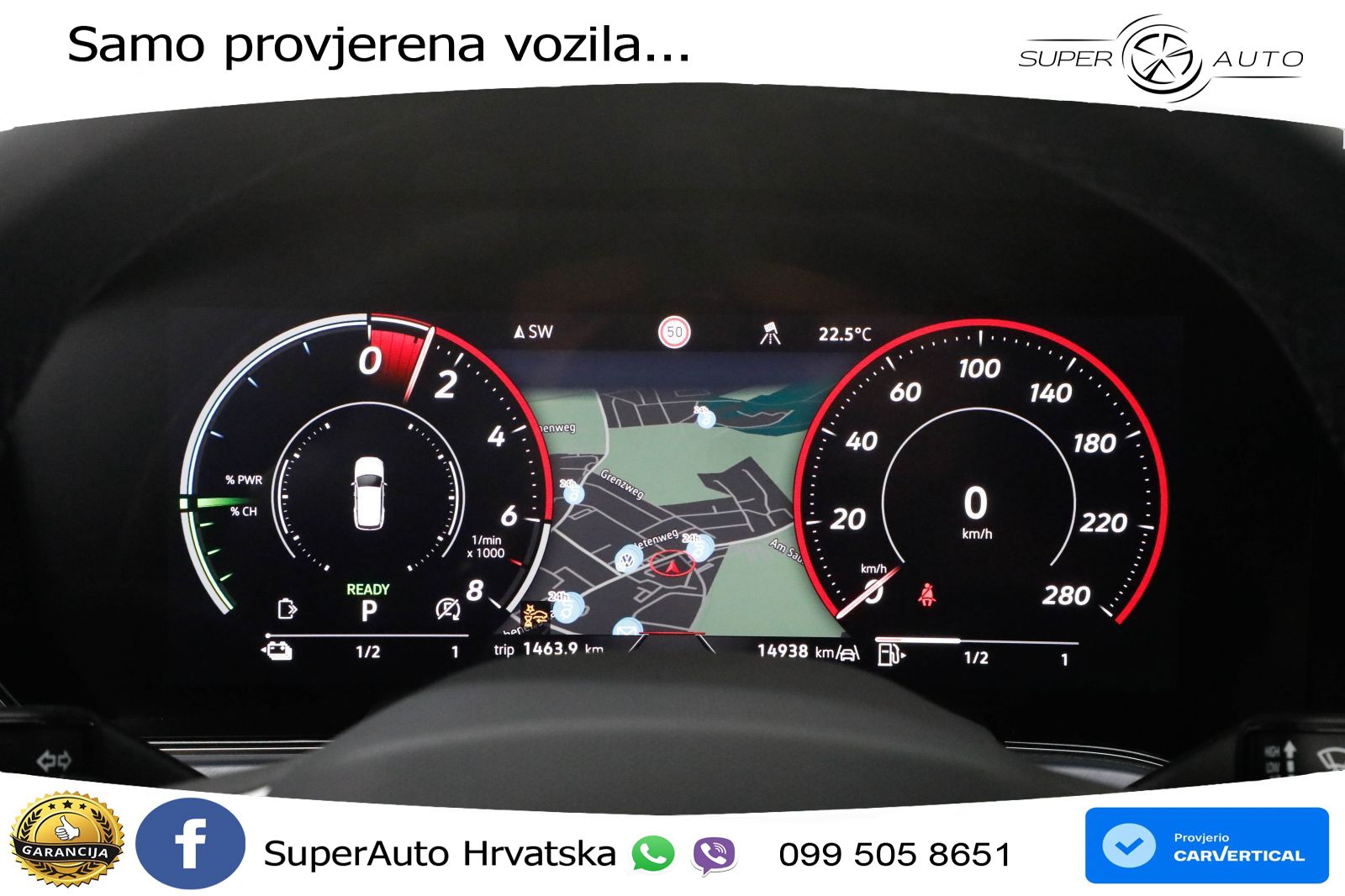 Volkswagen Touareg R 3.0 V6 TFSI (462 KS) 4MOTION Tiptronic ZRAČNI+ACC+4xGR SJED+KAM