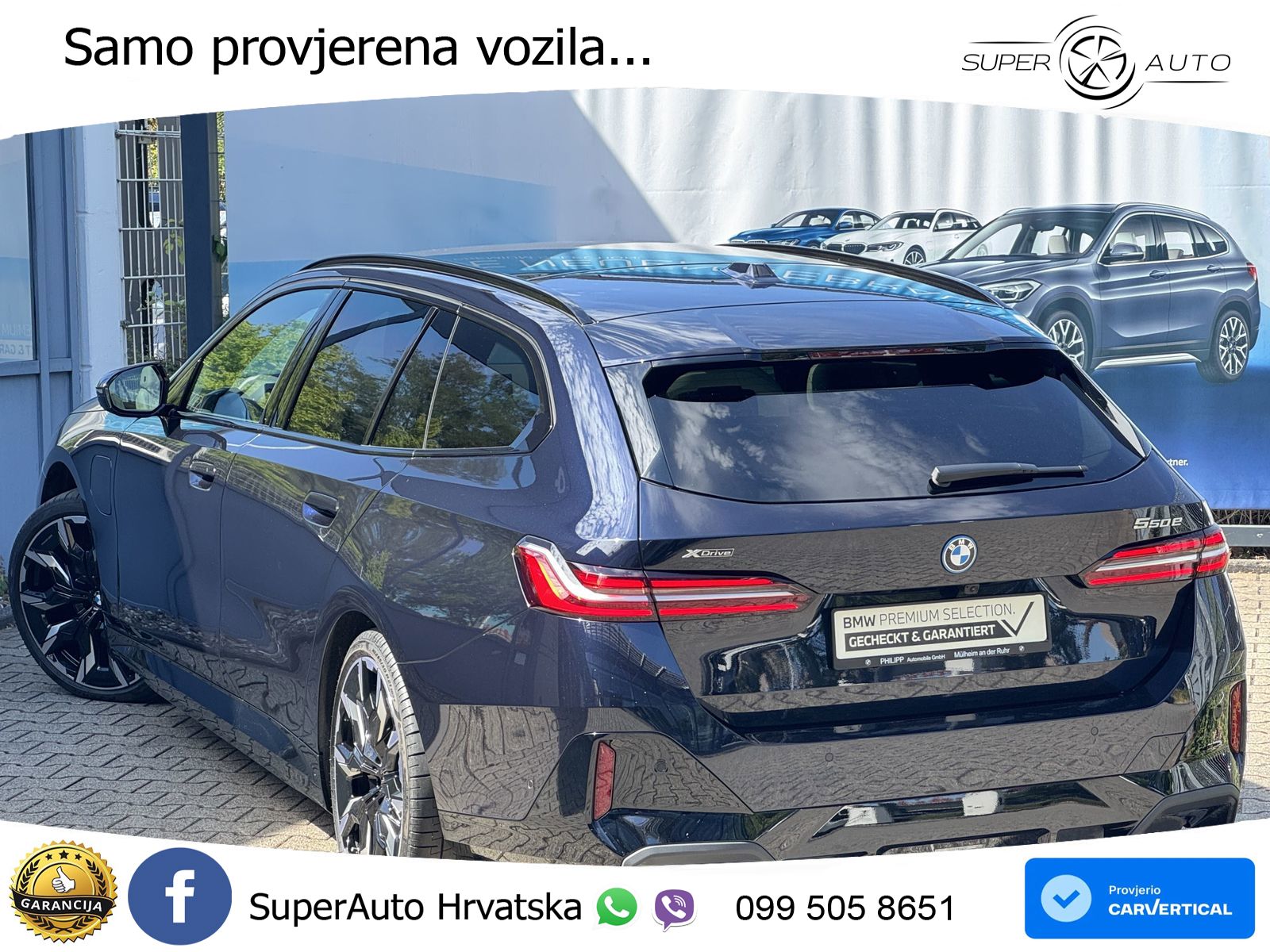 BMW 550e Touring (489 KS) xDrive Steptronic M Sport LED+GR SJED+ACC