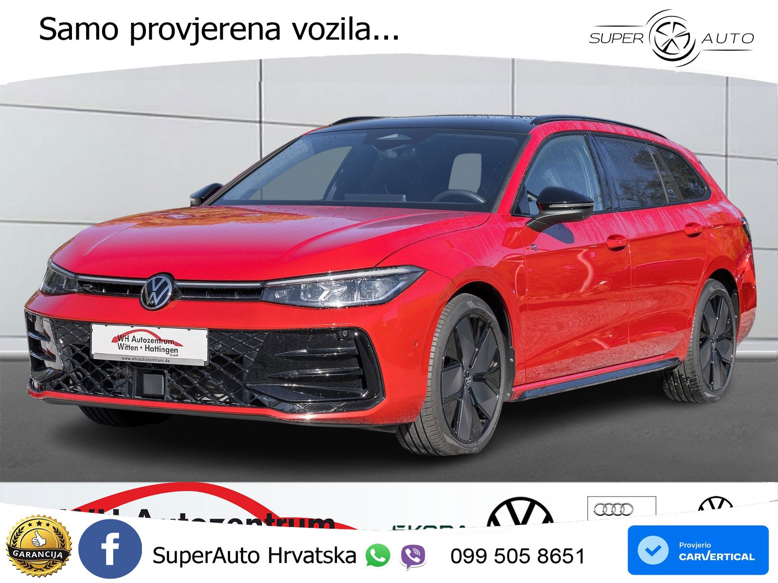 Volkswagen Passat Variant 2.0 TDI (193 KS) 4MOTION DSG R-Line LED+GR SJED+ACC