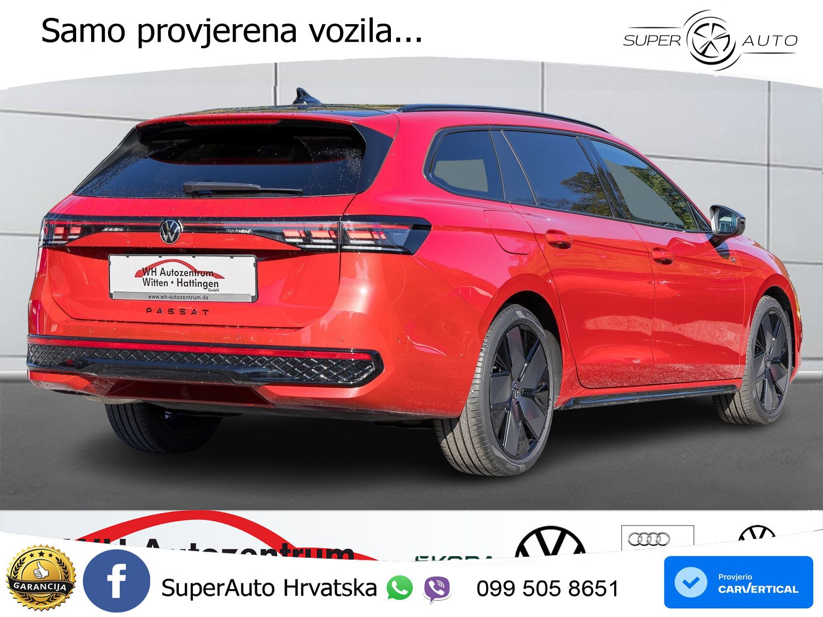 Volkswagen Passat Variant 2.0 TDI (193 KS) 4MOTION DSG R-Line LED+GR SJED+ACC