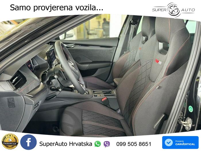 Škoda Octavia Combi RS 2.0 TDI (200 KS) DSG LED+GR SJED+ACC