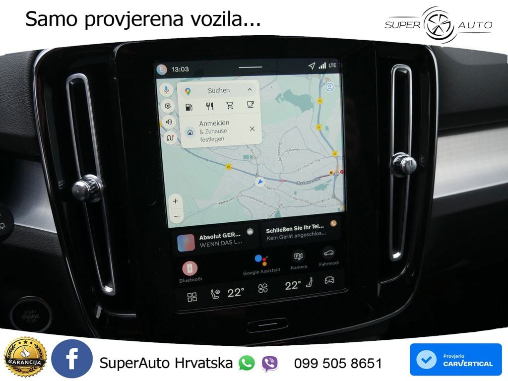 Volvo XC40 2.0 B3 163 KS Automatic LED+GR SJED+ACC