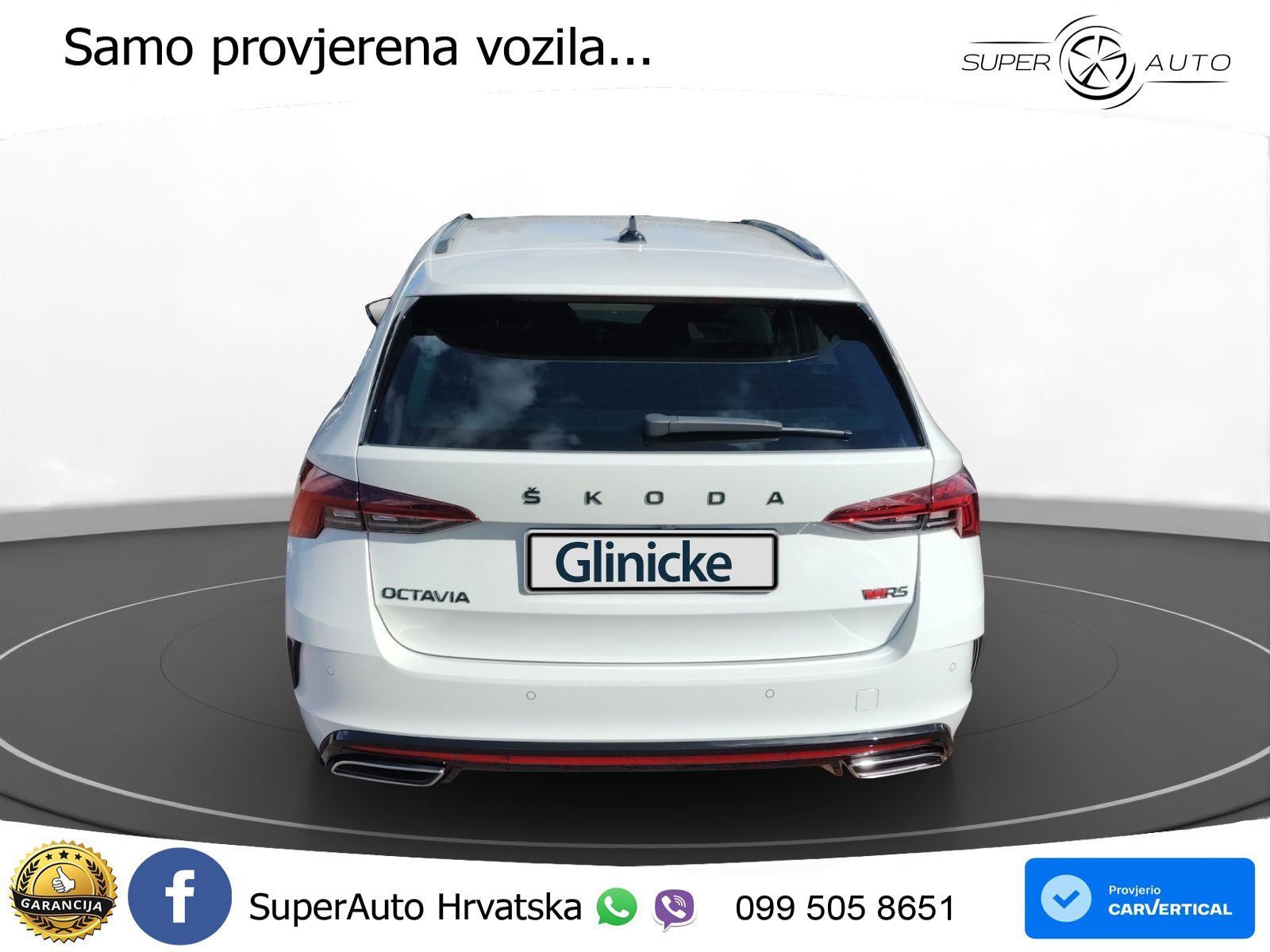 Škoda Octavia Combi RS 2.0 TDI (200 KS) DSG LED+GR SJED+ACC